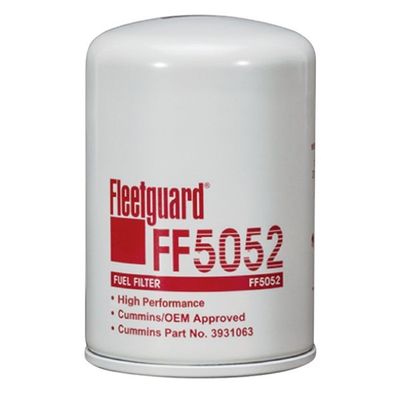 Bagian mesin Cummins filter bahan bakar fleetguard FF5052 FF5018