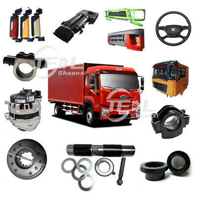 Bagian-bagian bodi truk Penutup mobil bumper cermin belakang LED kursi lampu depan Kemudi Untuk truk Shacman Howo Dongfeng FAW