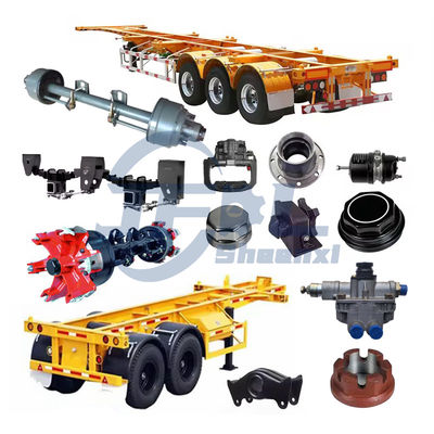 Asal BPW Axle Fuwa Asal suku cadang untuk Heavy Duty Trailer Semi-trailer Transporter suku cadang aksesoris
