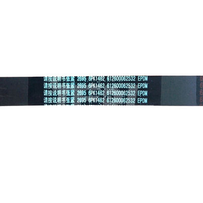 6PK1642 Sabuk bergelombang Bagian mesin Weichai 612600062532 Sabuk