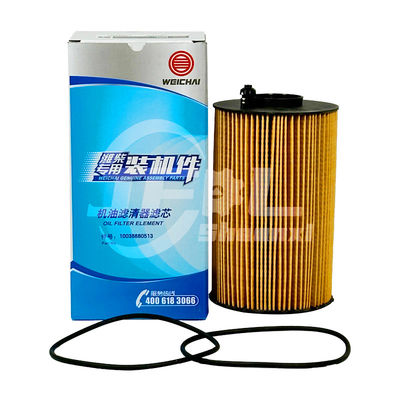 Elemen Filter Minyak 10038880513 FAW Jiefang truk bagian mesin Weichai