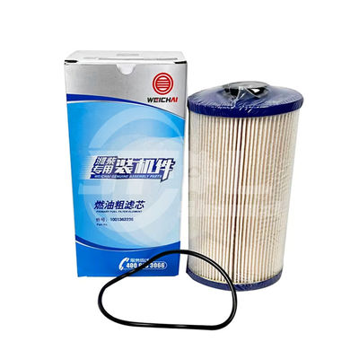 Elemen Filter Bahan Bakar 1001362236 Bagian mesin Weichai