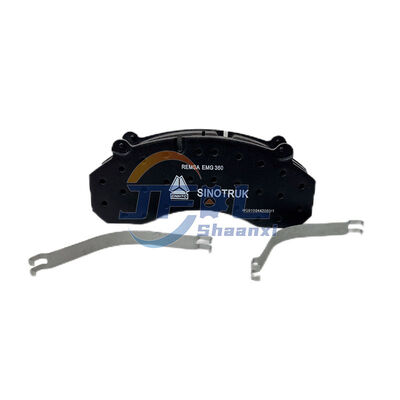 WG91004430501 Disk gesekan Pad rem depan Untuk Sinotruk Howo